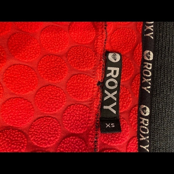 ROXY Ribbed Sweater Jacket Logo Pockets Full Zip - Picture 6 of 6